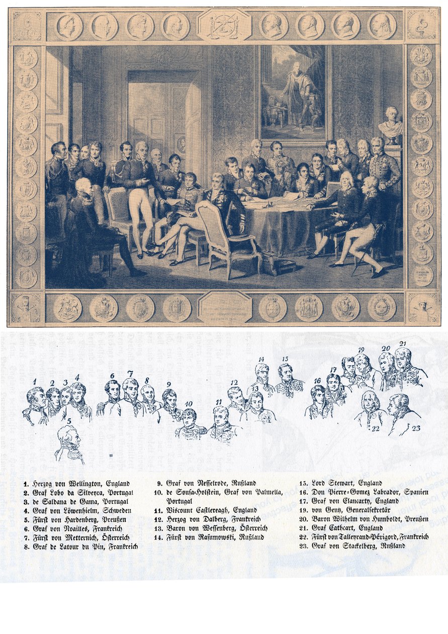 Wienerkongressen -1814 af Jean Baptiste Isabey