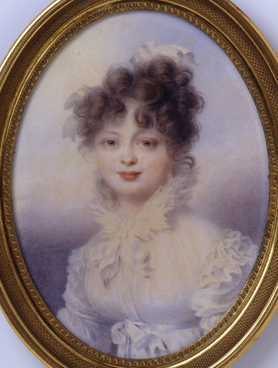 Storhertuginde Catherine Pavlovna af Rusland 1788-1819, dronning af Württemberg af Jean Baptiste Isabey