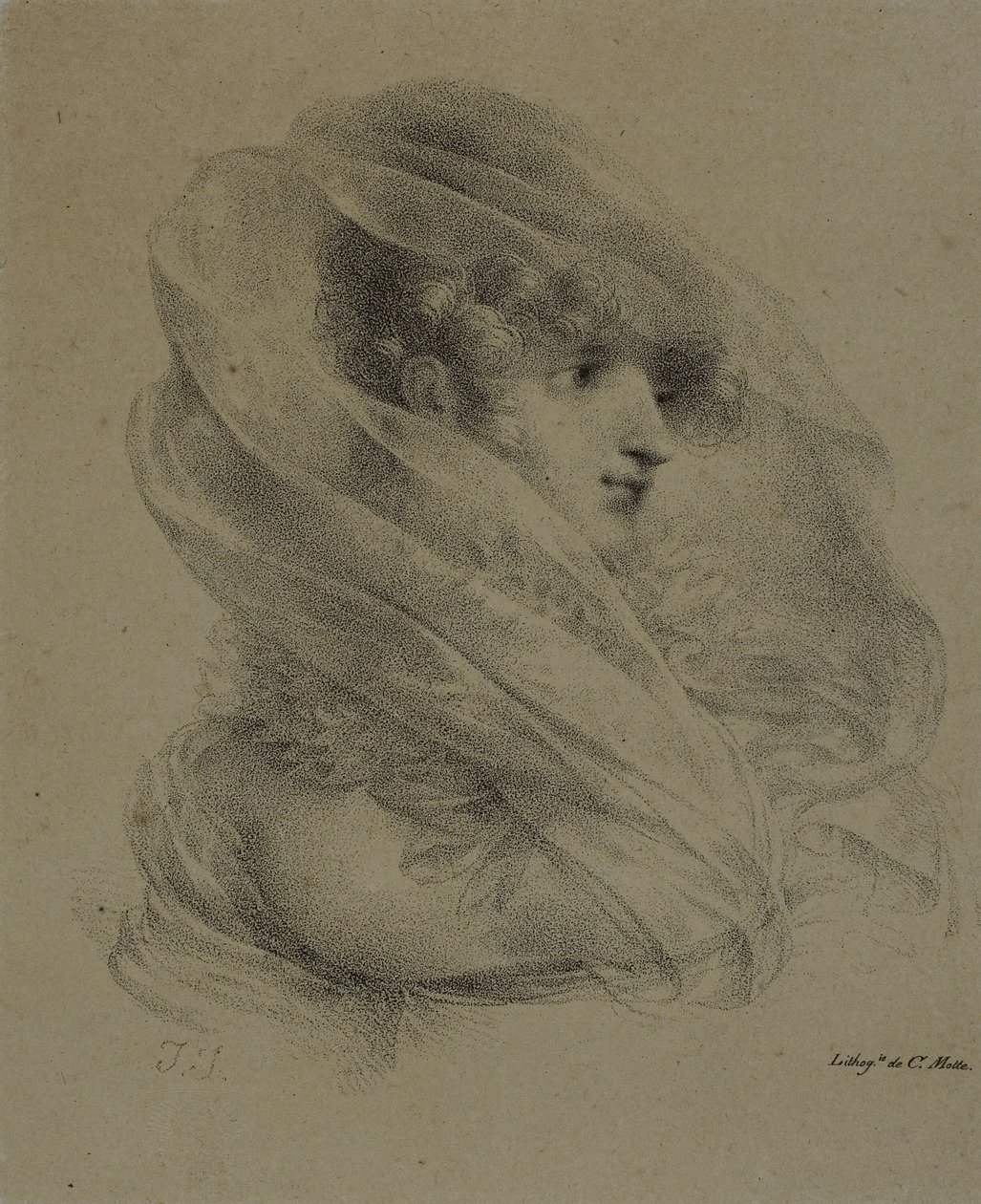 Fru Ledieu af Jean Baptiste Isabey