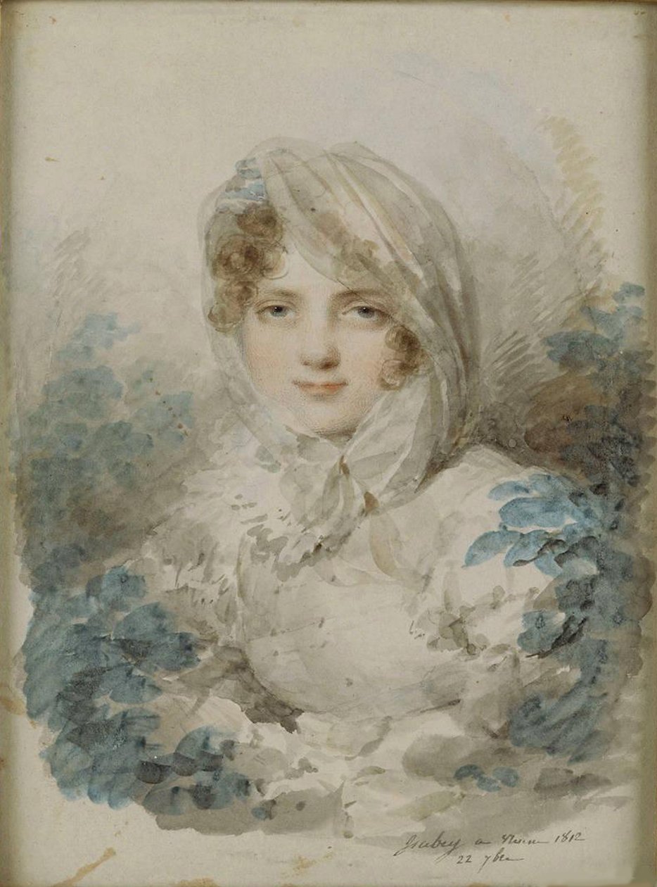 Portræt af Ekaterina Pavlovna Bagration 1783-1857, født Skavronska af Jean Baptiste Isabey