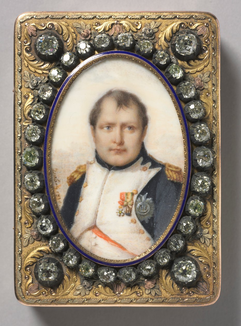 Portræt af Napoleon I, franskmændenes kejser, 1810. af Jean Baptiste Isabey