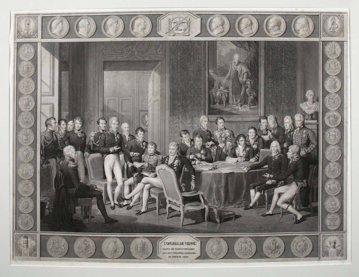 Wienerkongressen, 1815 af Jean Baptiste Isabey
