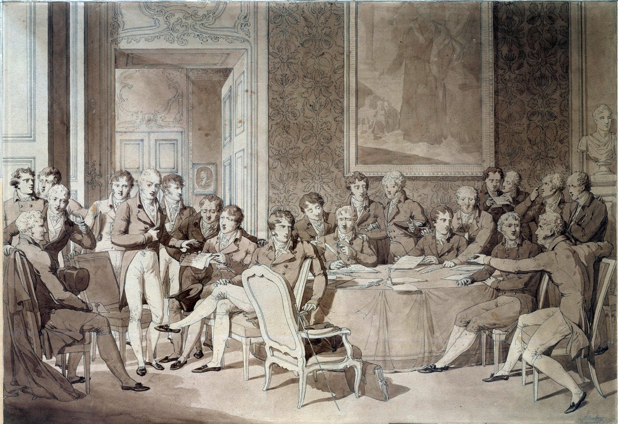 Wienerkongressen (1814-1815) efter Paris-traktaten i 1814. Den genforenede de otte verdensmagter og søgte at omdefinere grænserne efter Napoleon I