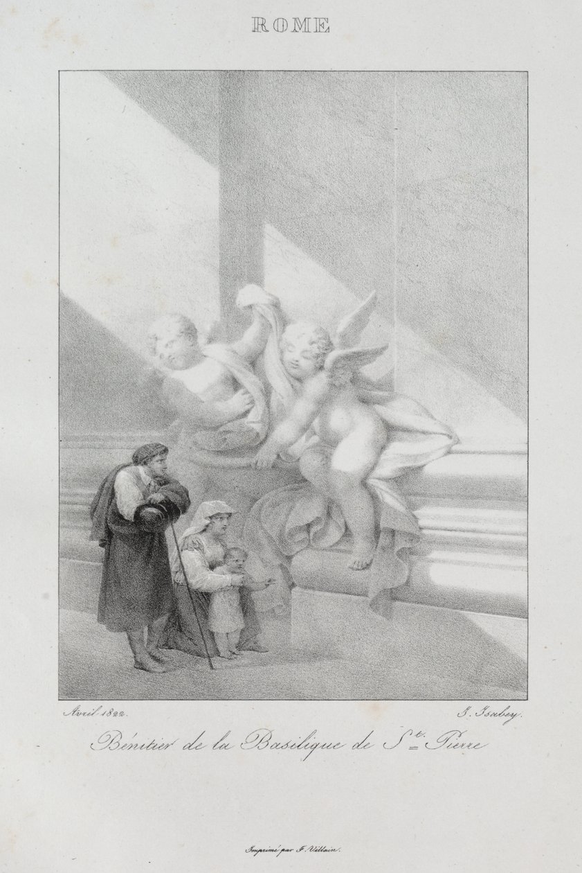 Rejse til Italien i 1822 af Jean Baptiste Isabey