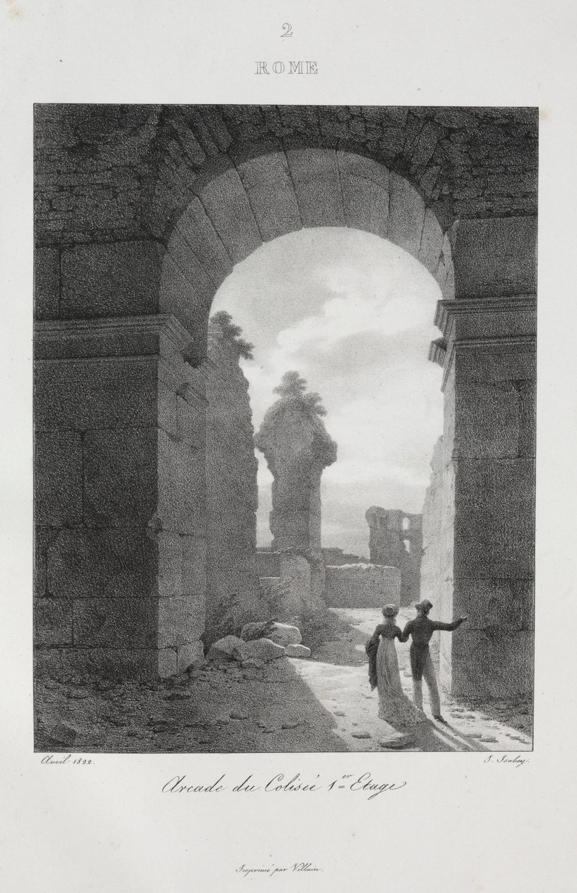 Rejse til Italien i 1822 af Jean-Baptiste Isabey
