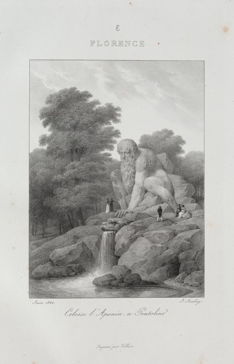 Rejse til Italien i 1822 af Jean Baptiste Isabey