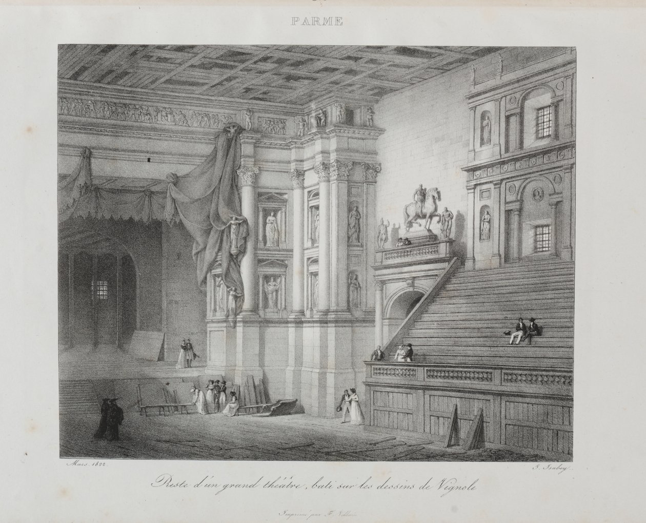 Rejse til Italien i 1822 af Jean Baptiste Isabey