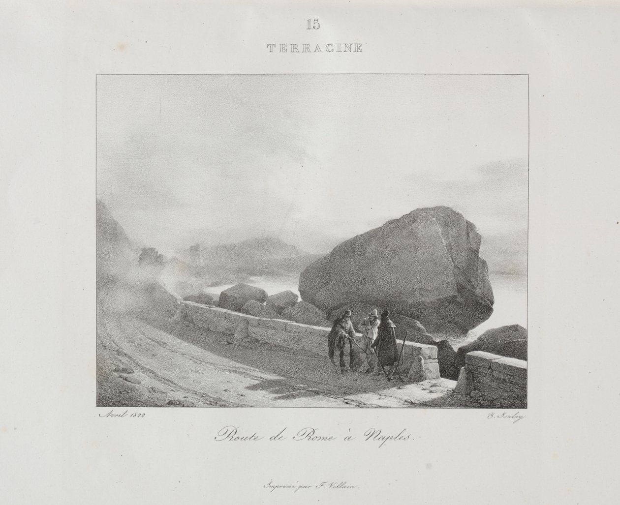 Rejse til Italien i 1822 af Jean Baptiste Isabey