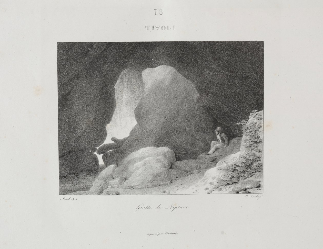 Rejse til Italien i 1822 af Jean Baptiste Isabey