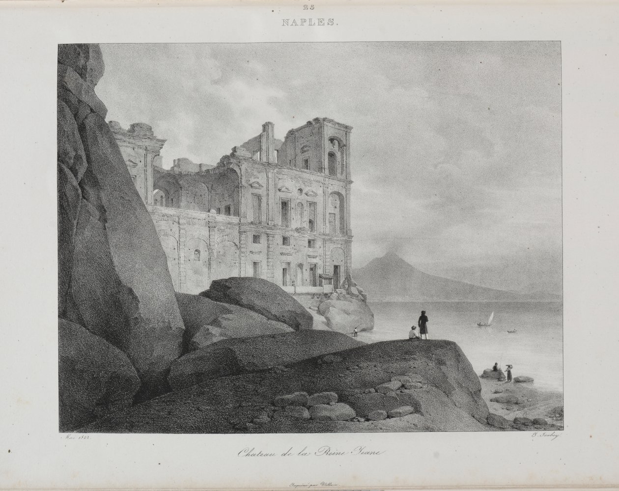 Rejse til Italien i 1822 af Jean Baptiste Isabey