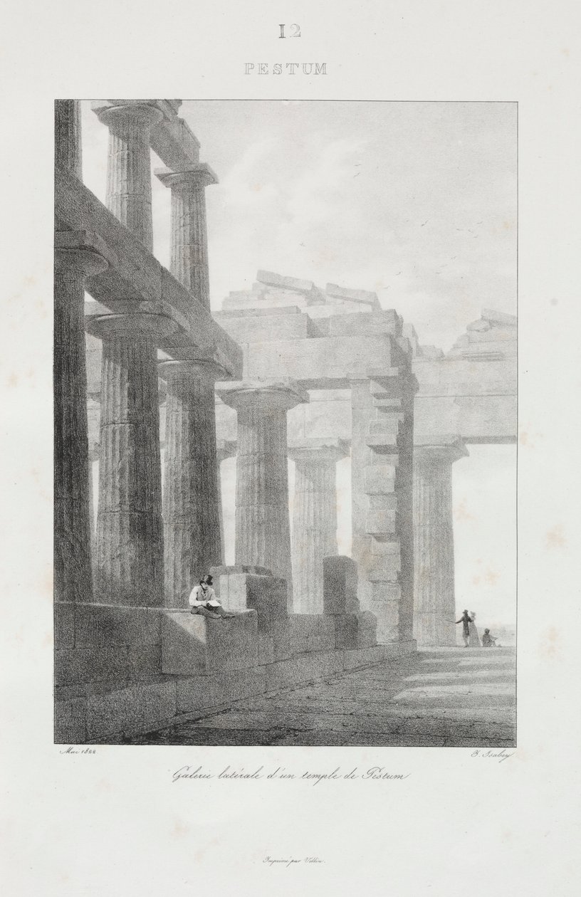 Rejse til Italien i 1822, 1833. af Jean Baptiste Isabey