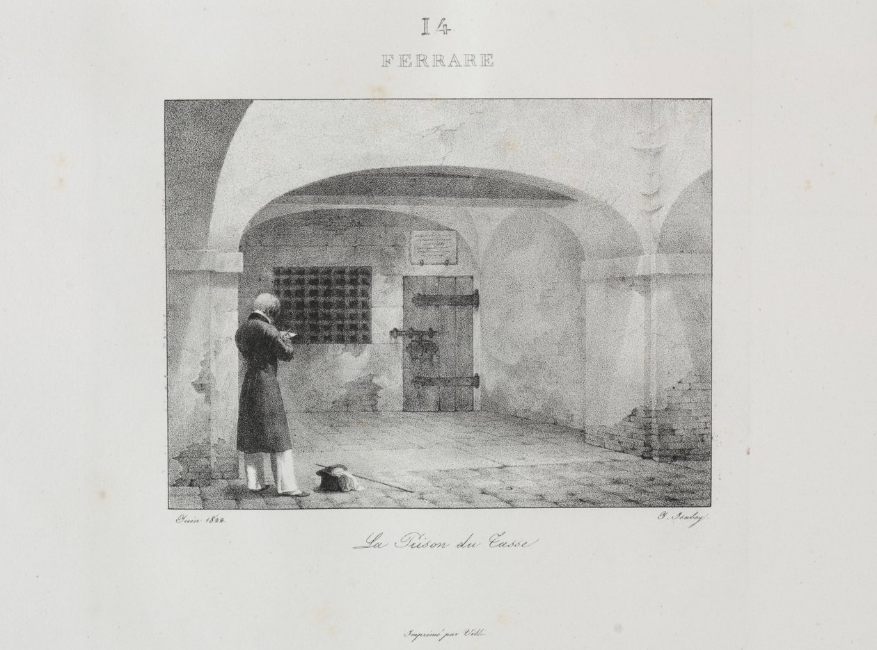 Rejse til Italien i 1822, 1833. af Jean Baptiste Isabey