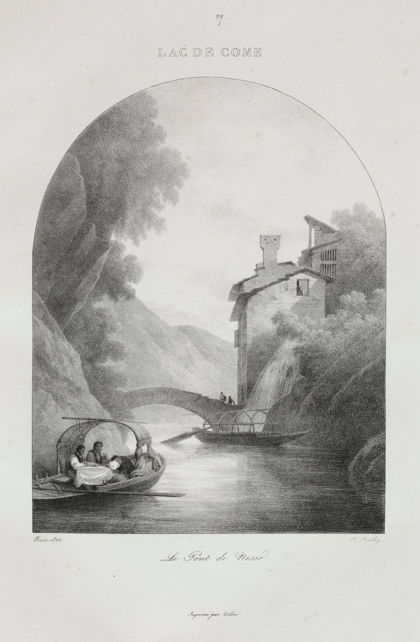 Rejse til Italien i 1822, 1833. af Jean Baptiste Isabey