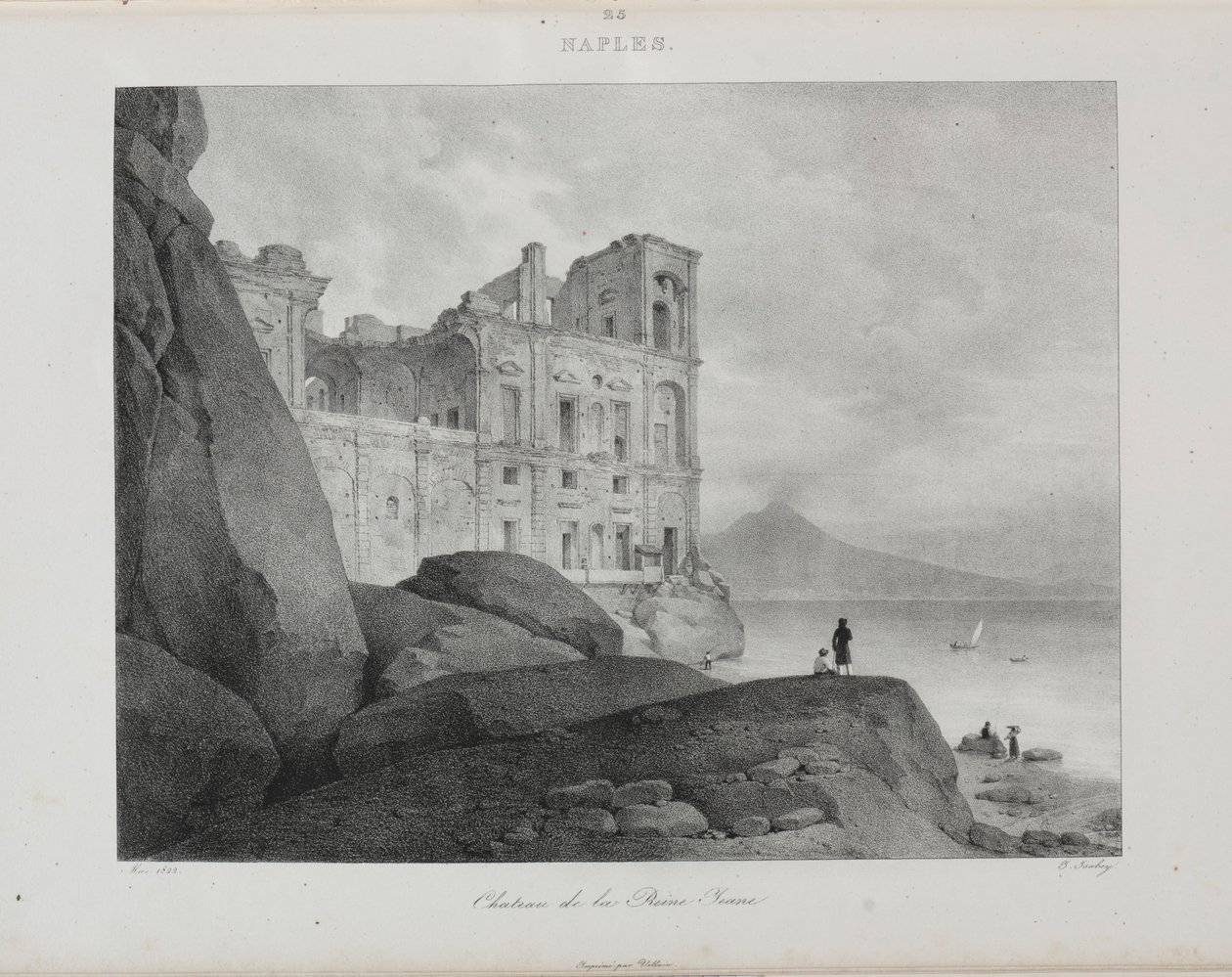 Rejse til Italien i 1822, 1833. af Jean Baptiste Isabey