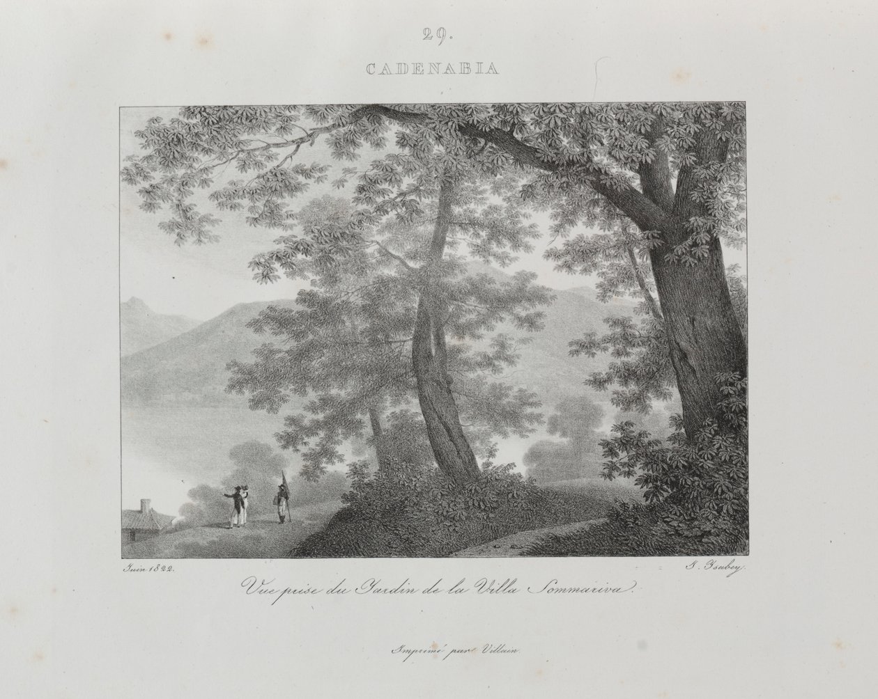 Rejse til Italien i 1822, 1833. af Jean Baptiste Isabey