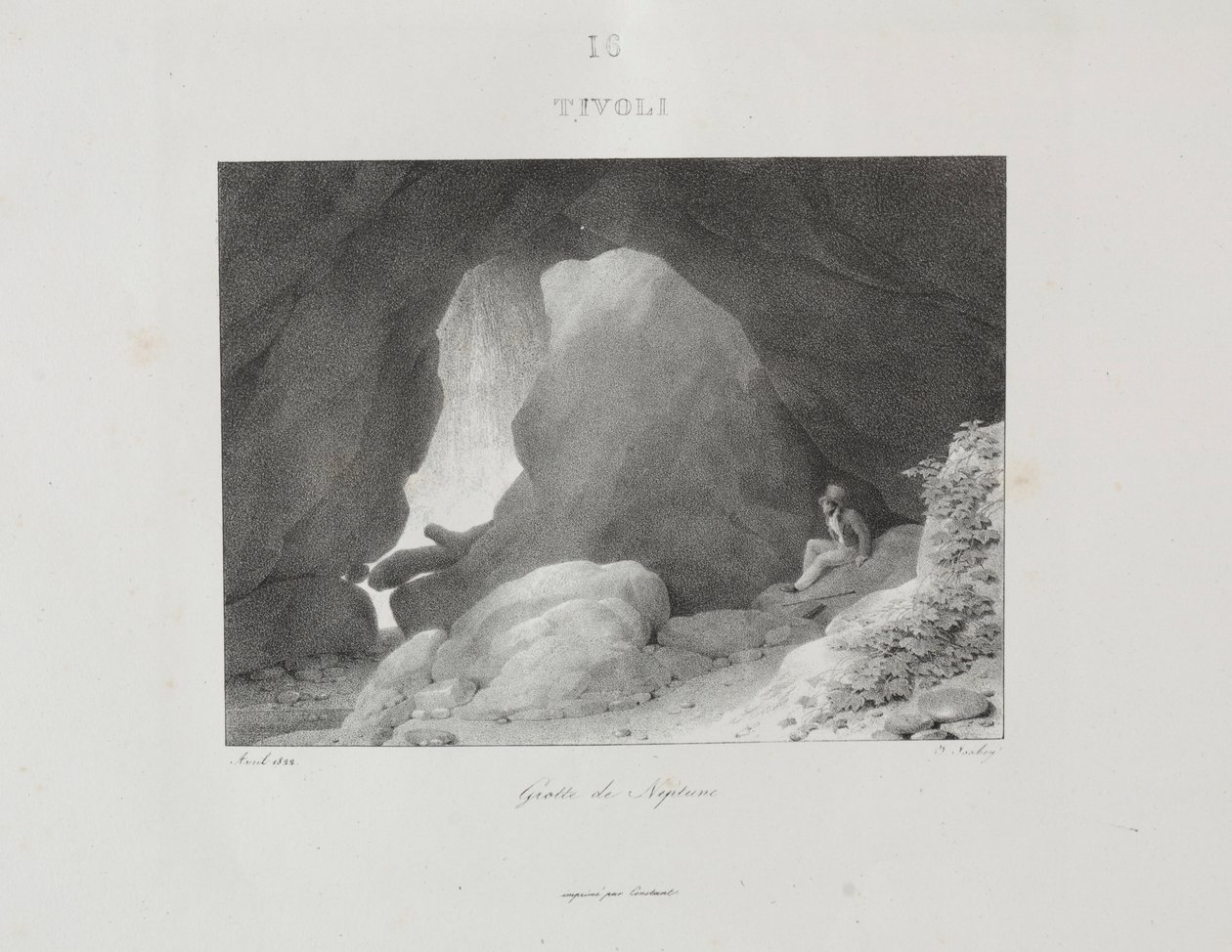 Rejse til Italien i 1822, 1833. af Jean Baptiste Isabey