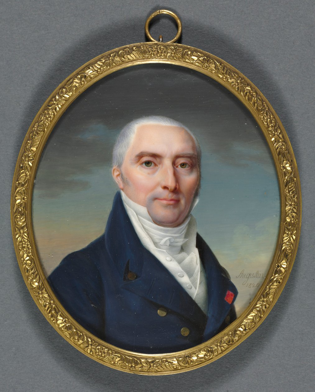 Portræt af Antoine Roy, 1820. af Jean Baptiste Jacques Augustin