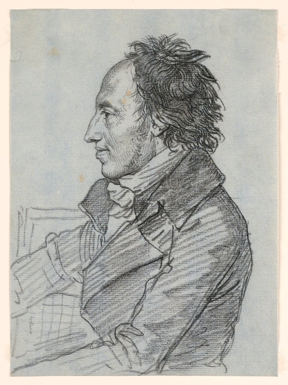Portræt af en mand af Jean Baptiste Joseph Wicar
