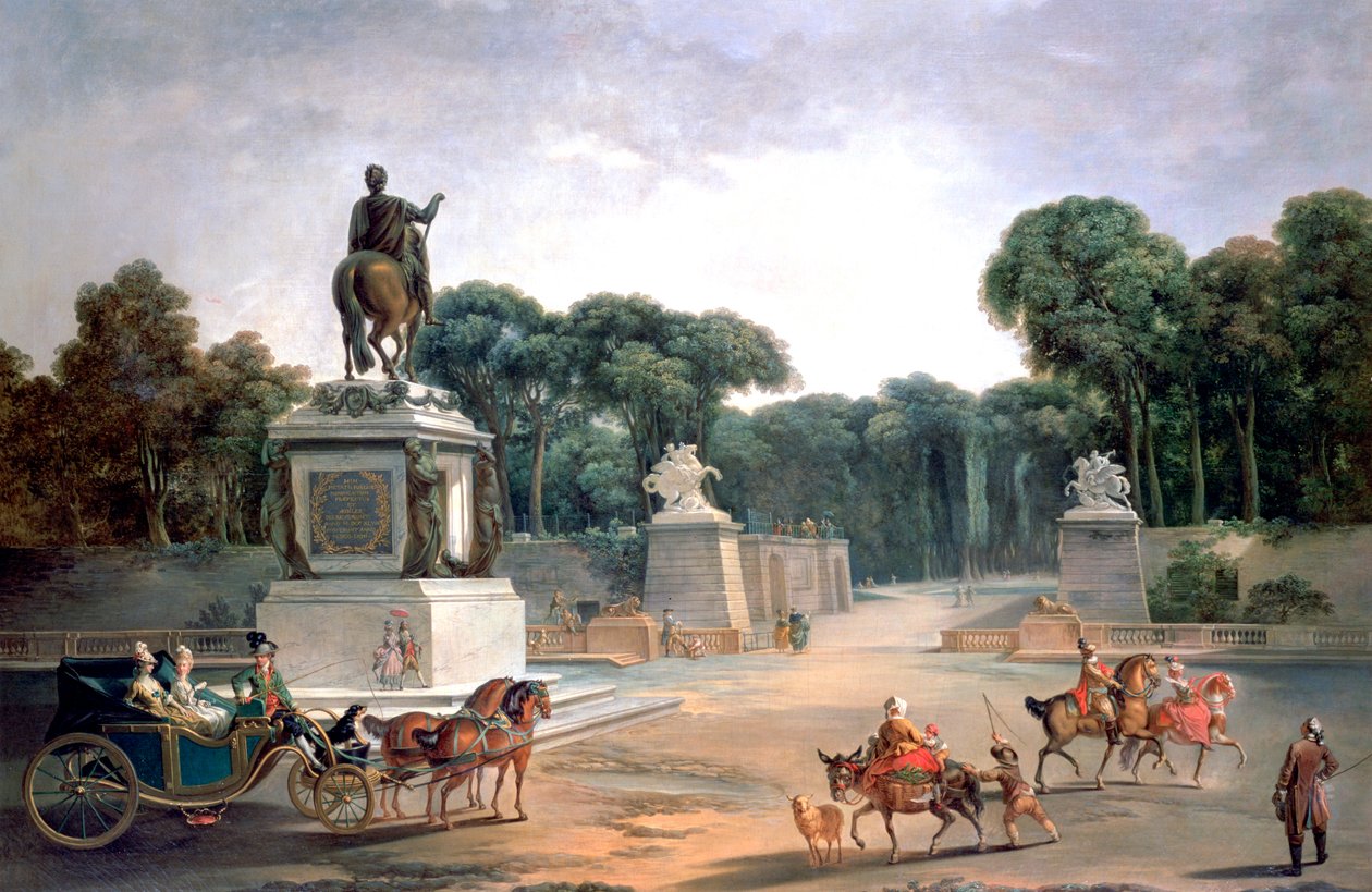 Indgang til Louis XV-paladset, 1775 af Jean Baptiste Le Prince