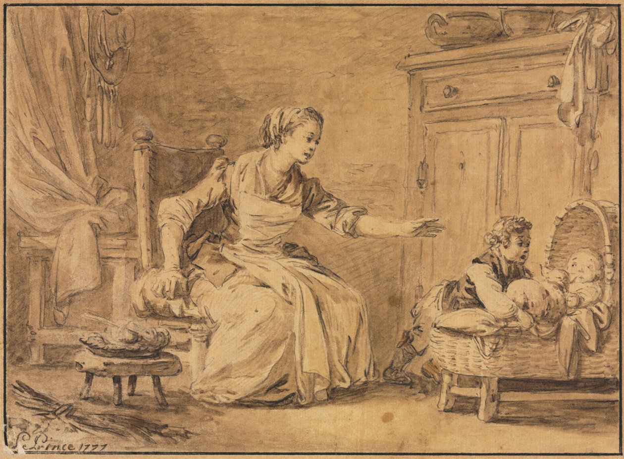 Moderlig omsorg af Jean Baptiste Le Prince