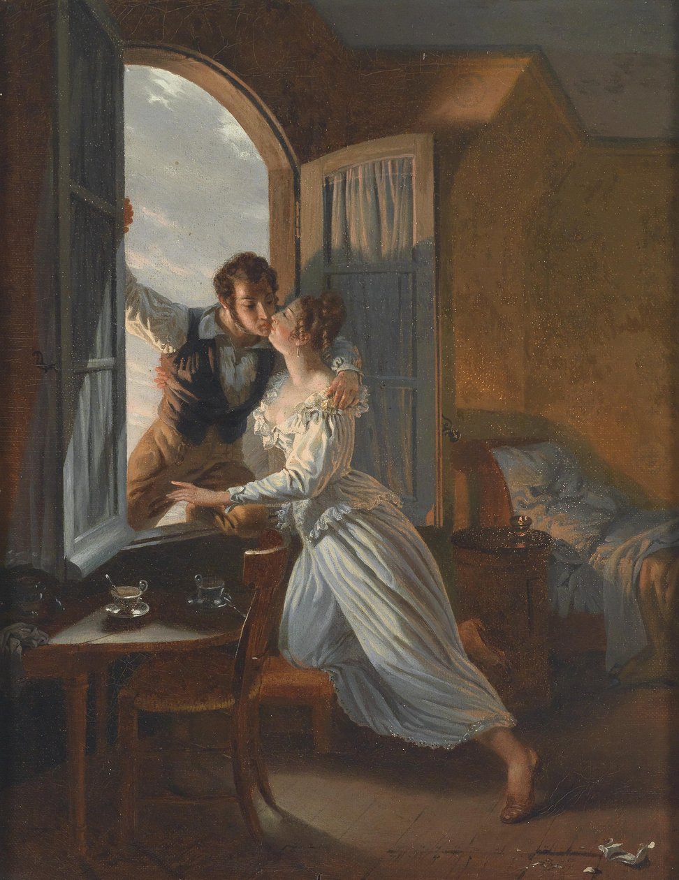 Hemmeligt møde af Jean Baptiste Lecoeur