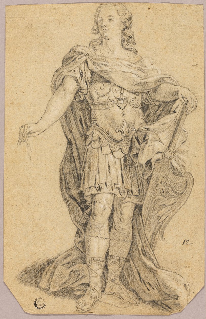 Statue af Ludvig XIV af Jean Baptiste Lemoyne II