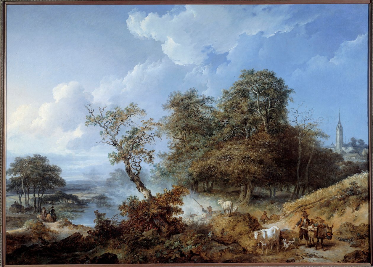 Anime sceneri. Maleri af Jean-Baptiste Leprince (1734-1781) af Jean Baptiste Leprince