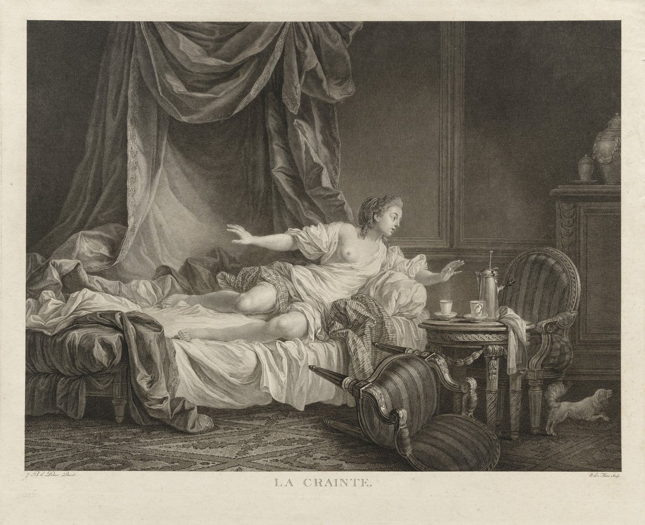 Frygt af Jean Baptiste Leprince