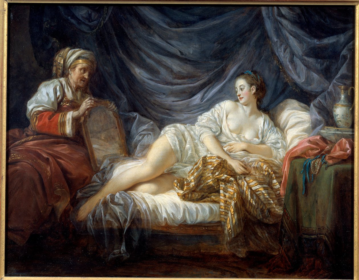La Sultane-maleri af Jean Baptiste Leprince (1734-1781) 1772 Metz, Museum of Fine Arts af Jean Baptiste Leprince