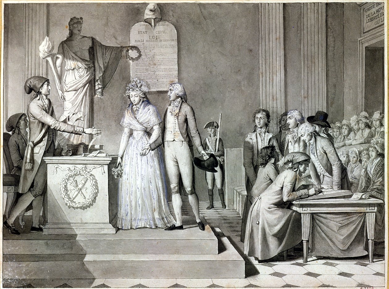 Det republikanske ægteskab af Jean Baptiste Mallet