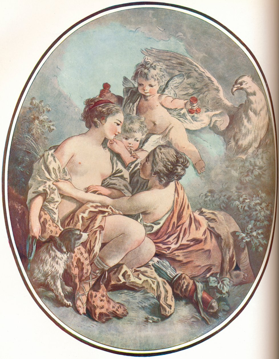 The Toilet of Venus, 1907 af Jean Baptiste Marie Huet