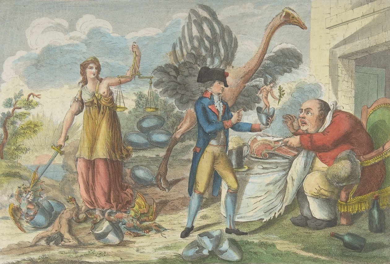 Den niende af Thermidor, eller den engelske overraskelse..., 1795. af Jean Baptiste Marie Louvion