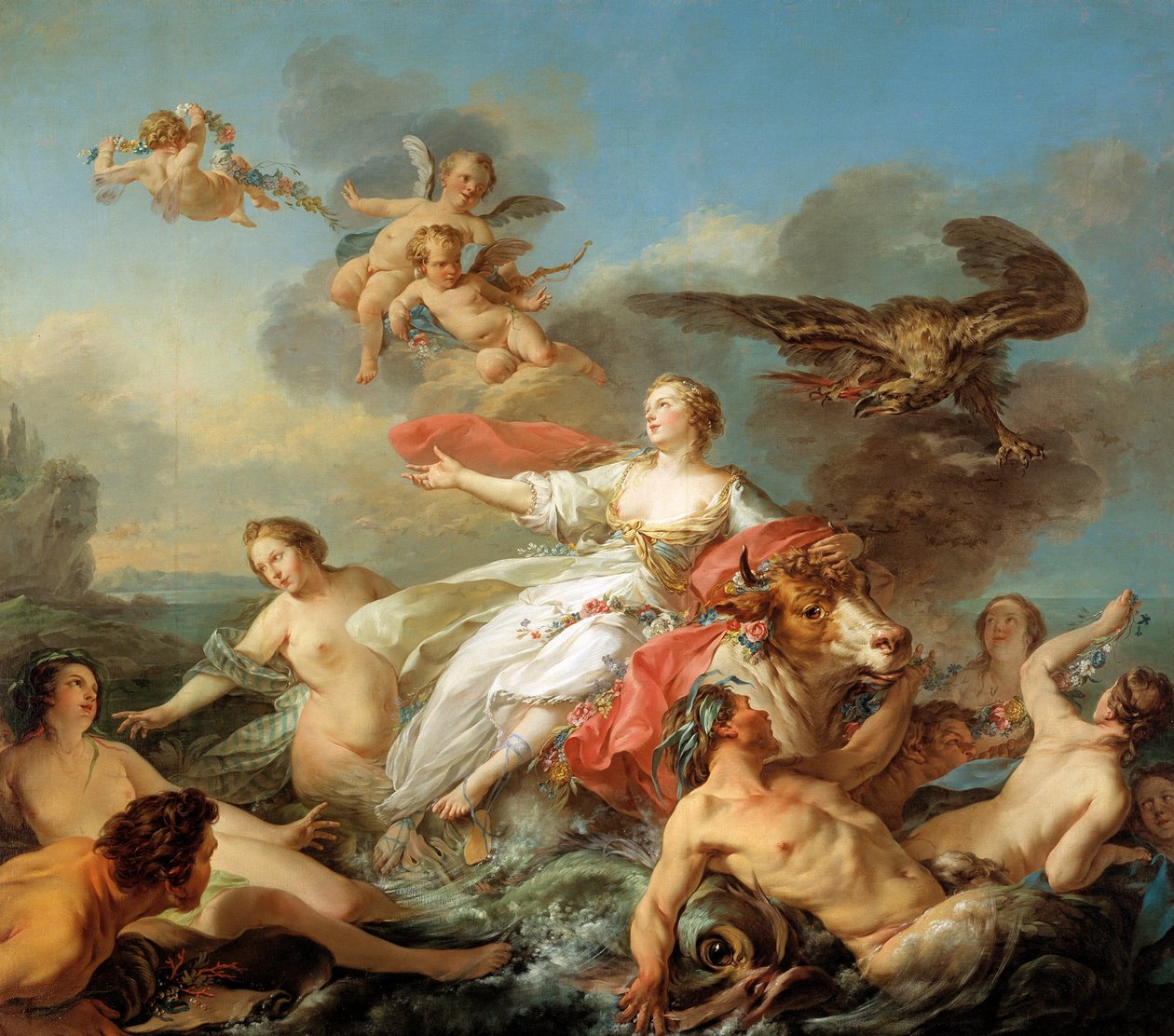 Bortførelsen af Europa af Jean Baptiste Marie Pierre
