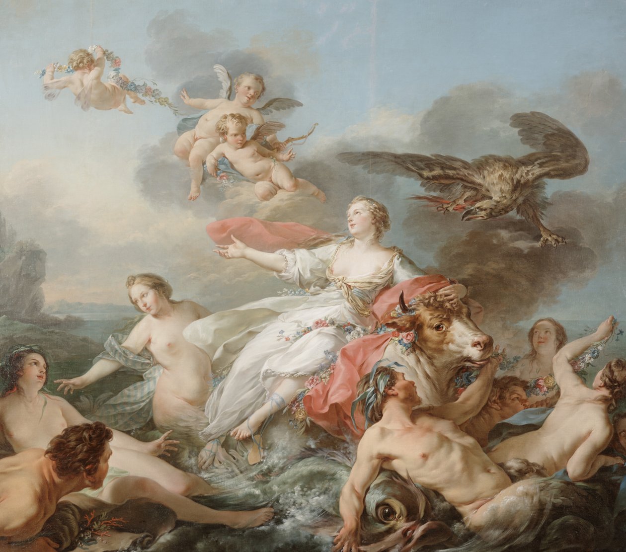 Bortførelsen af Europa af Jean Baptiste Marie Pierre