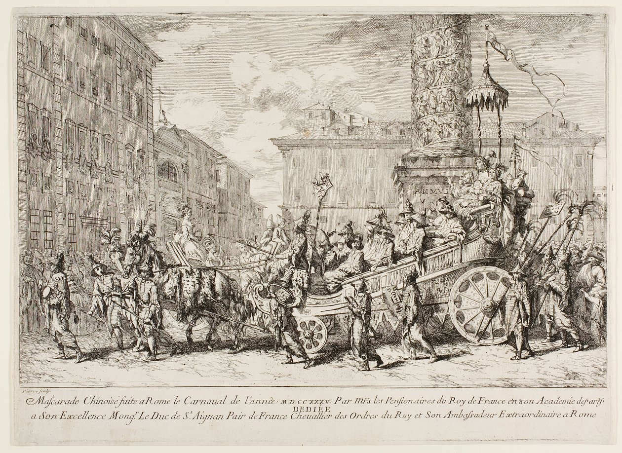 Den kinesiske mascarade af Jean Baptiste Marie Pierre