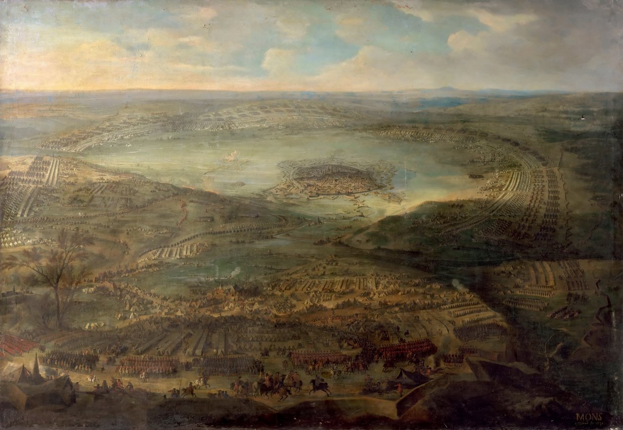 Belejringen af Mons, 1691 af Jean Baptiste Martin