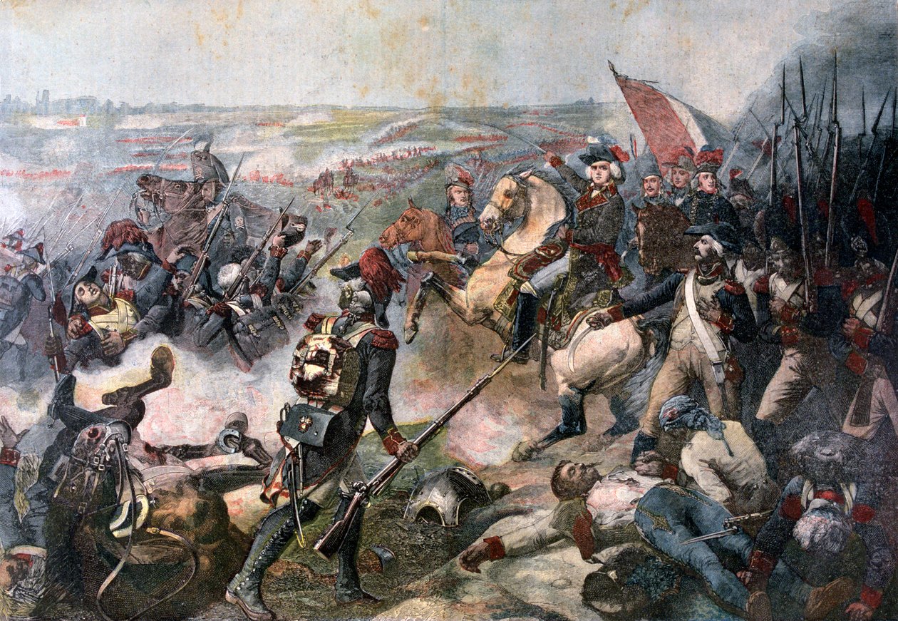 Slaget ved Fleurus, 26. juni 1794, 1892 af Jean Baptiste Mauzaisse
