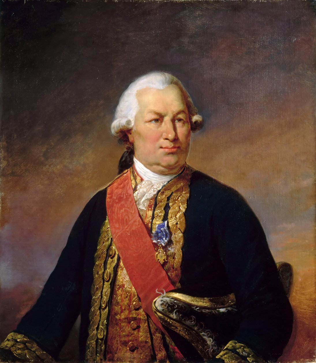 Francois Joseph Paul de Grasse 1722-1788 af Jean Baptiste Mauzaisse