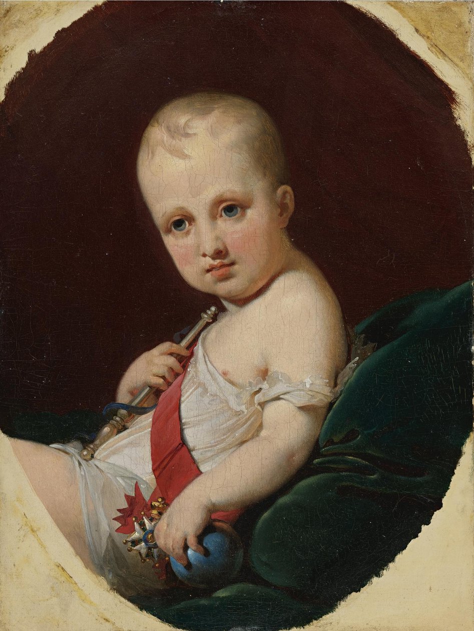 Napoléon François Bonaparte, hertug af Reichstadt, konge af Rom 1811-1832, ca 1812 af Jean Baptiste Mauzaisse