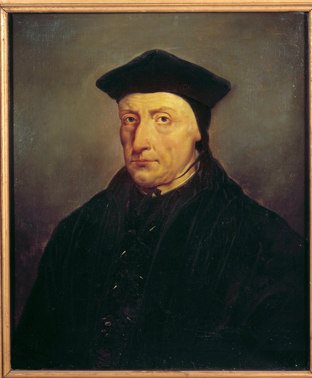 Portræt af Guillaume Bude (Budee) (Budaeus) (1467-1540), fransk humanist. Jean Baptiste Mauzaisse (1784 - 1844) af Jean Baptiste Mauzaisse