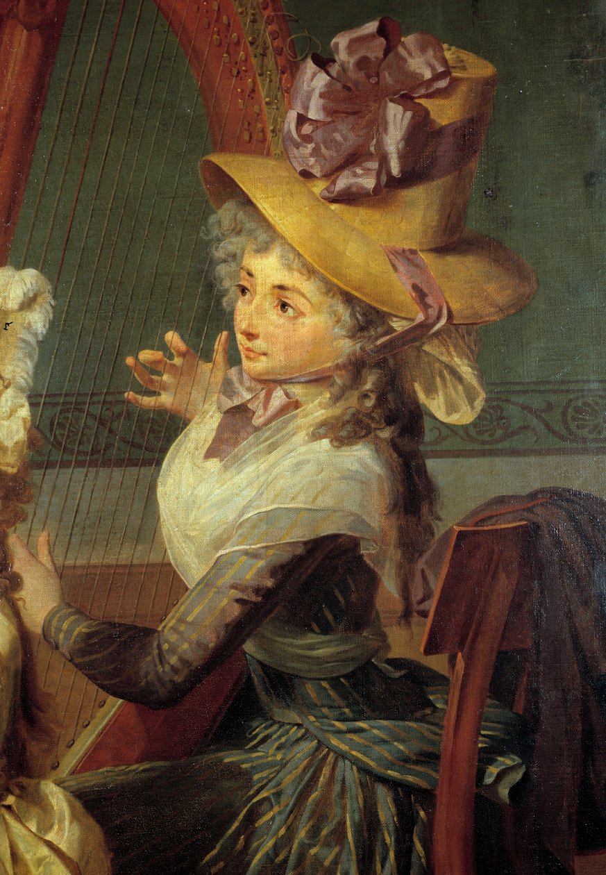 Stephanie Felicite Ducrest of Saint-Aubin, Countess of Genlisdani af Jean Baptiste Mauzaisse