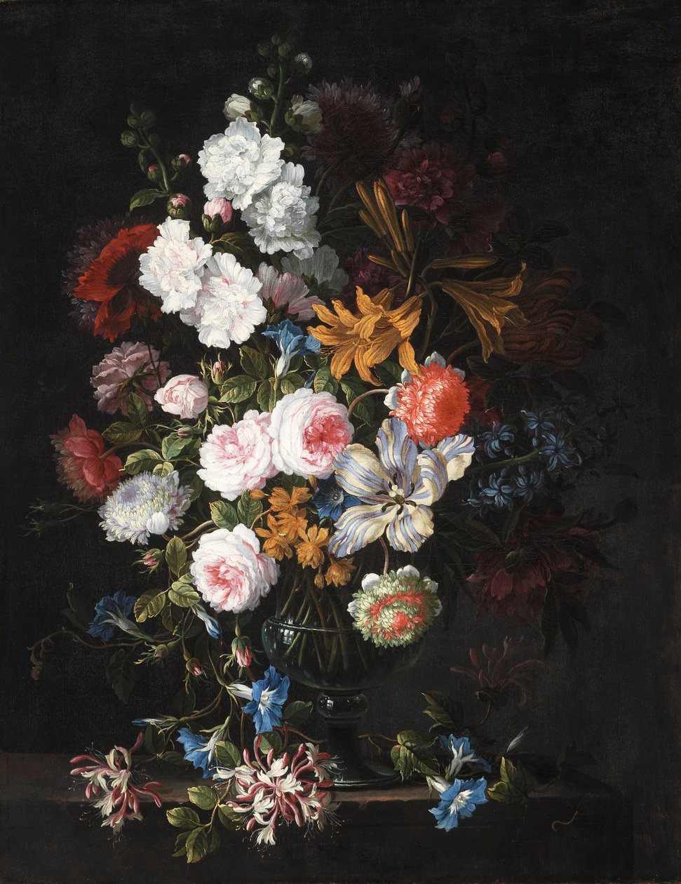 Stilleben med blomster af Jean Baptiste Monnoyer