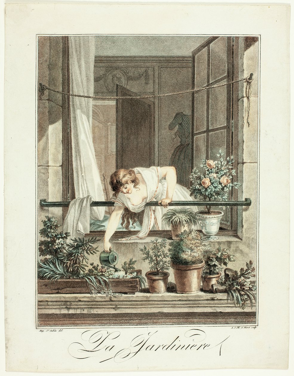 La Jardinière af Jean Baptiste Moret