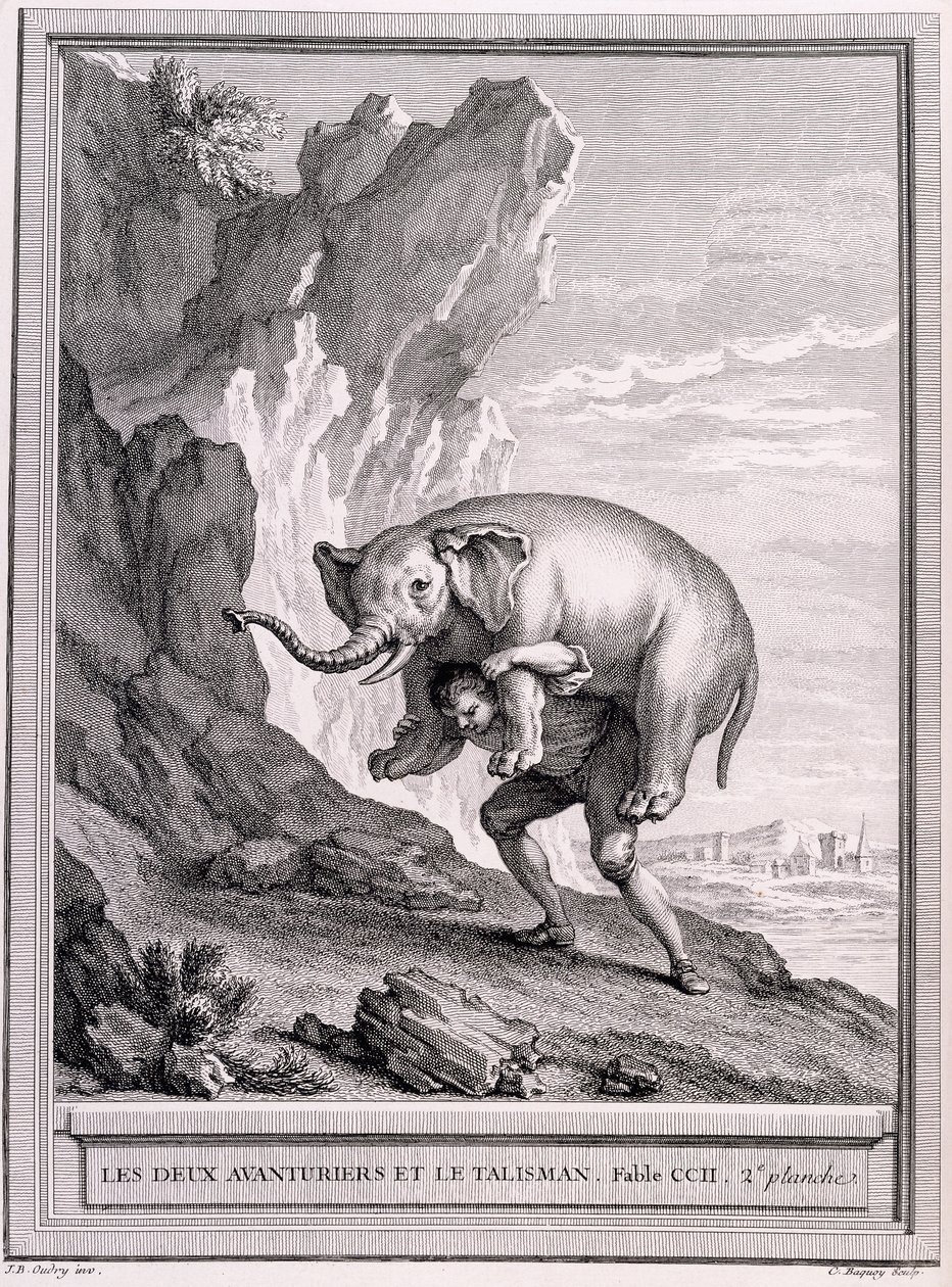 De to eventyrere og talismanen, ca. 1755-1759 af Jean Baptiste Oudry