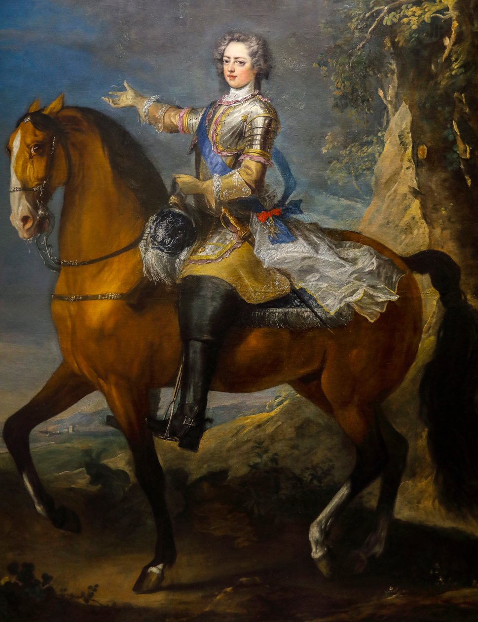 Unge Ludvig XV, konge af Frankrig af Jean Baptiste & Parrocel Charles (1688 1752) van Loo