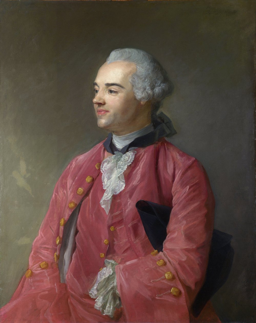 Perronneau, Jean-Baptiste (1715-1783) Portræt af forfatteren Jacques Cazotte (1719-1792) Olie på lærred ca 1760 National Gallery, London 92,1x73 af Jean Baptiste Perronneau
