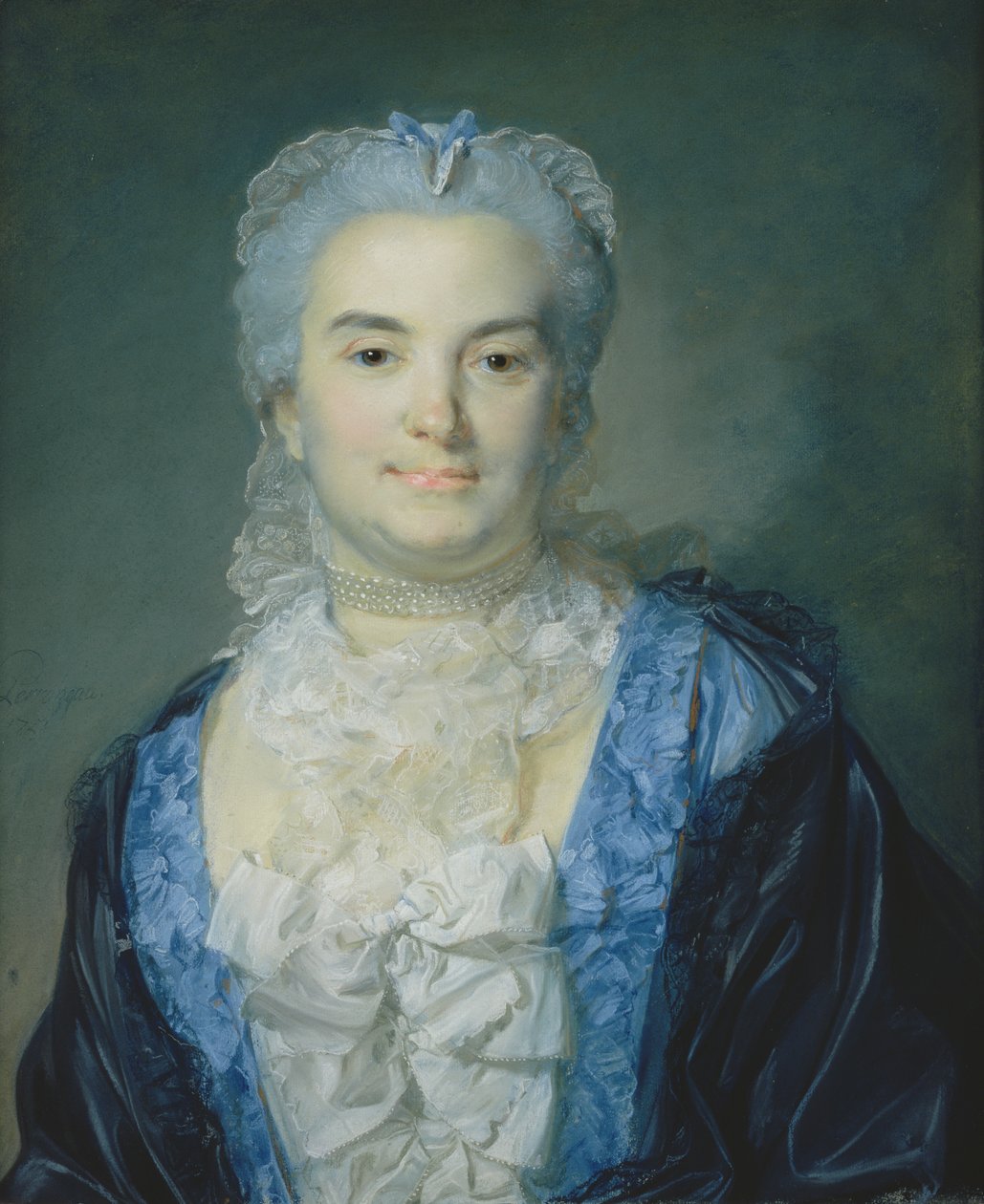 Portræt af Madame Chevotet, 1751 af Jean Baptiste Perronneau