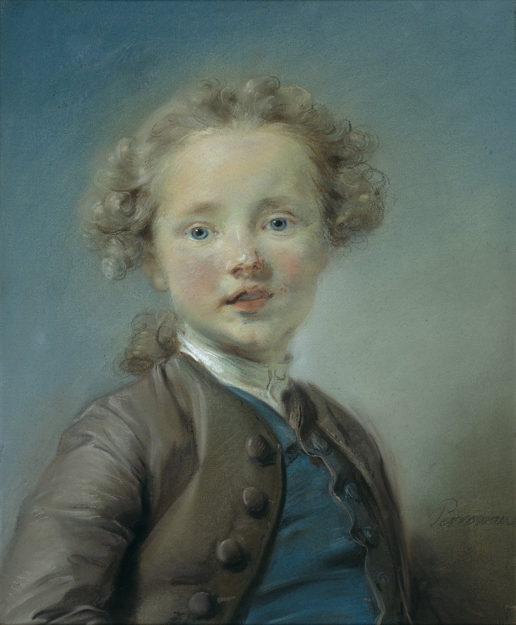 Portræt af Jean-Baptiste Antoine Le Moyne, 1747 af Jean Baptiste Perronneau