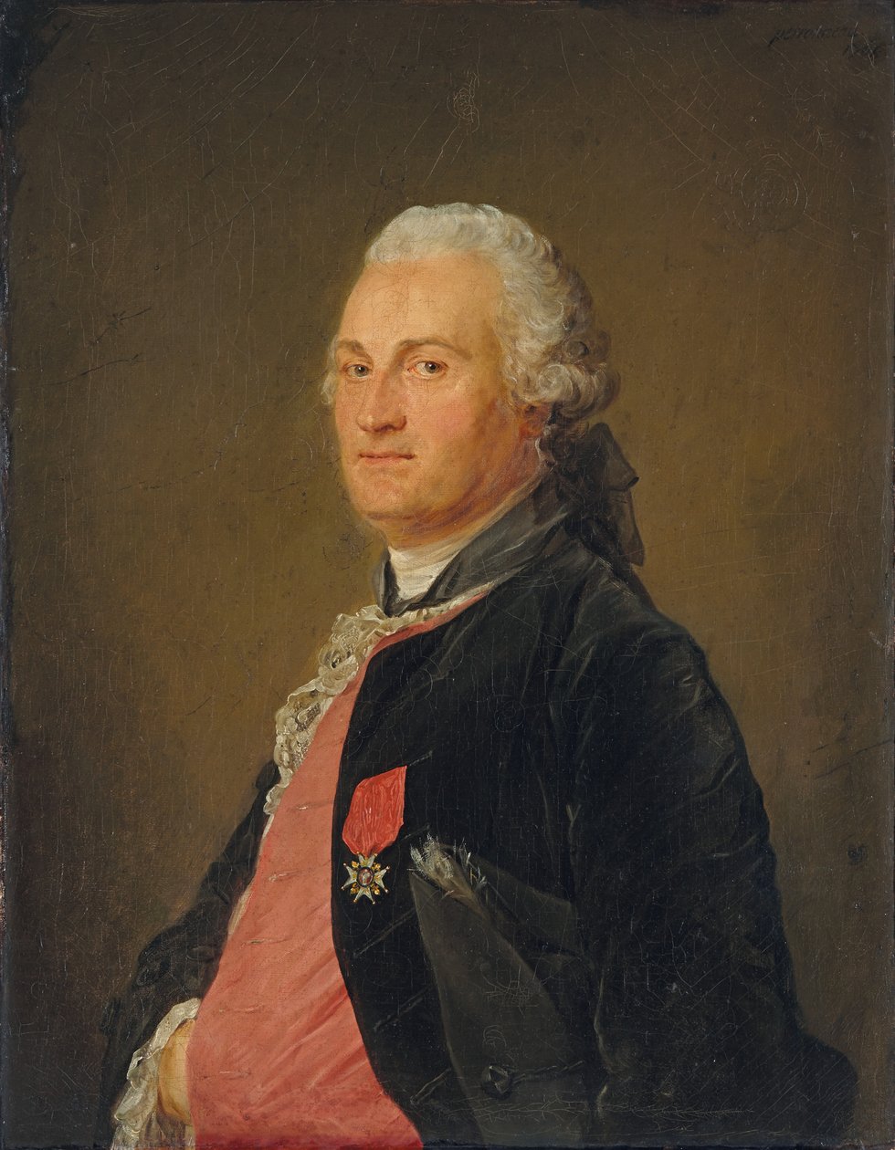 Comte d"Artois i uniform, 1765 af Jean Baptiste Perronneau