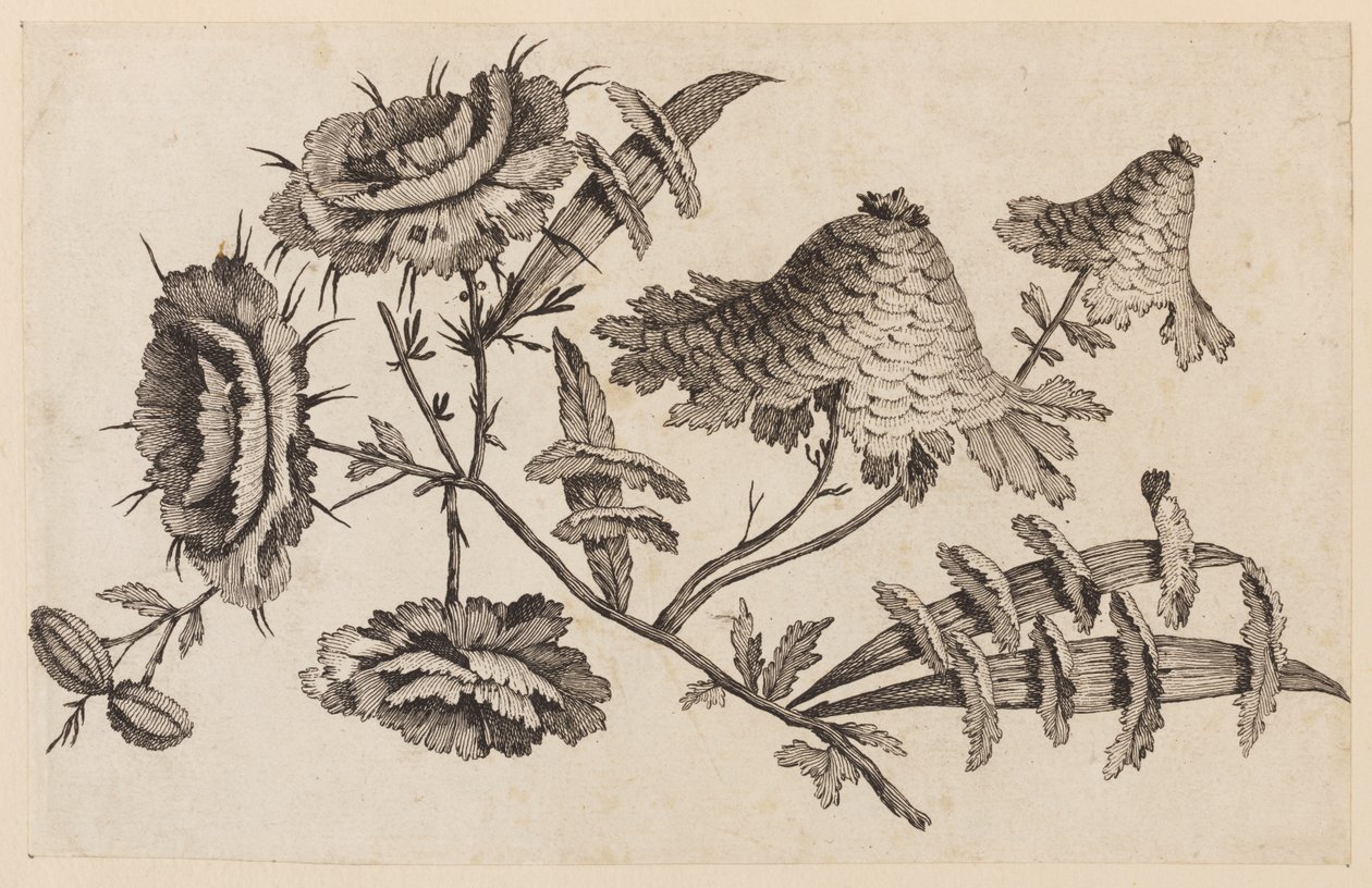 Flower Bough, fra "Chinese Flower Collection" af Jean Baptiste Pillement